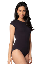 Short Sleeve Crew Neck Bodysuit